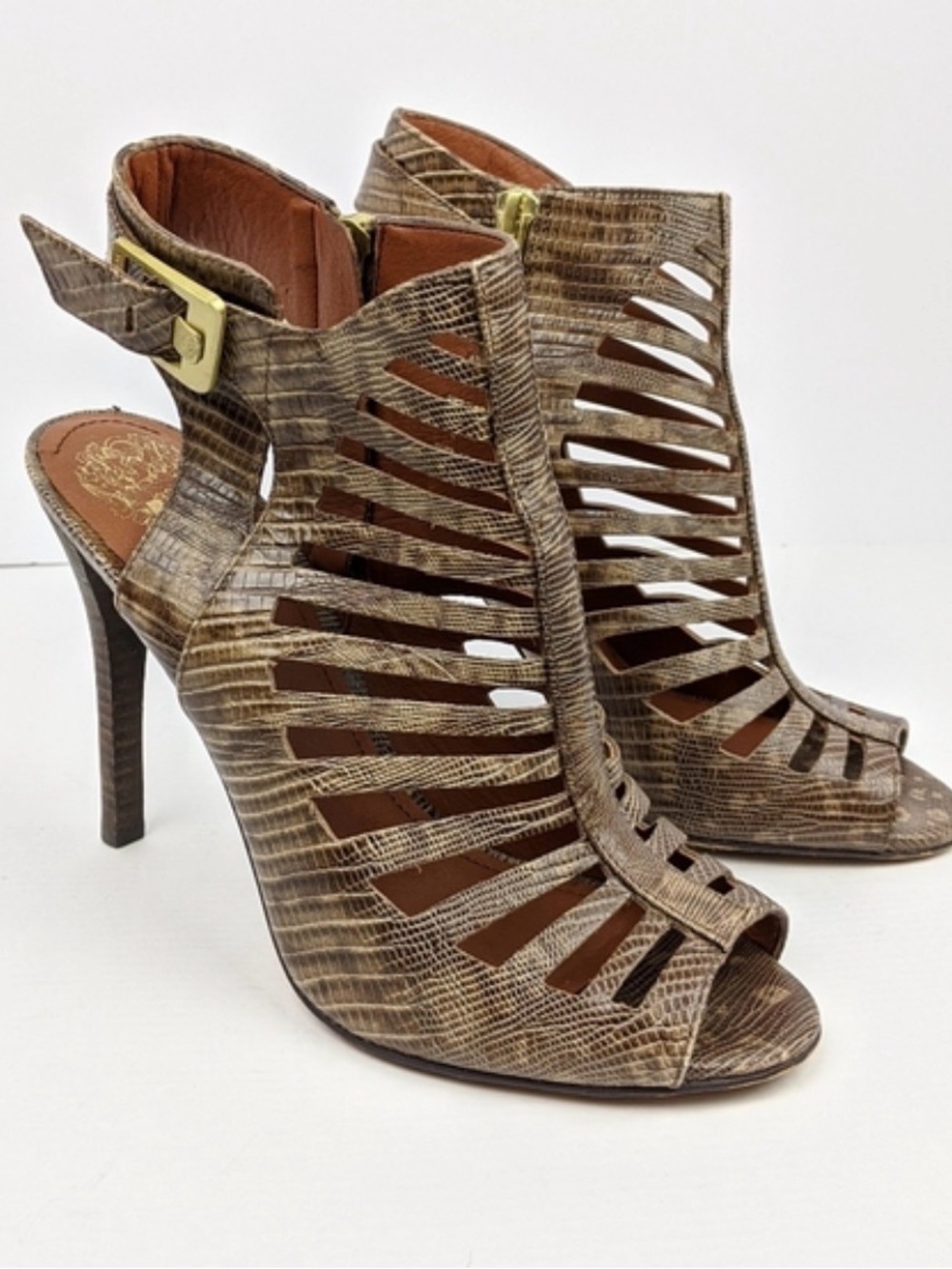 Vince Camuto Aphrodite snakeskin ankle size 7 1/2
